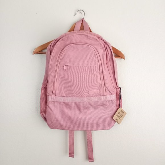 smokey rose pink backpack